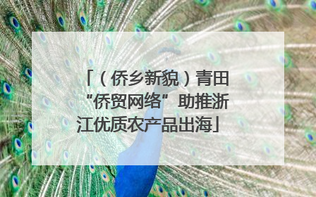 （侨乡新貌）青田“侨贸网络”助推浙江优质农产品出海