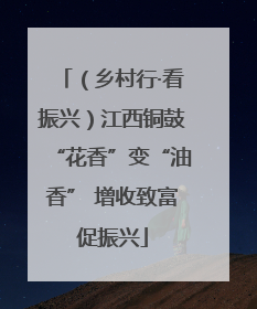（乡村行·看振兴）江西铜鼓“花香”变“油香” 增收致富促振兴