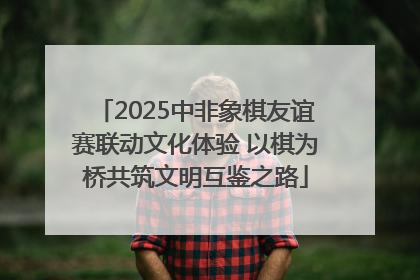 2025中非象棋友谊赛联动文化体验 以棋为桥共筑文明互鉴之路