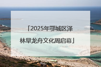 2025年鄂城区泽林旱龙舟文化周启幕