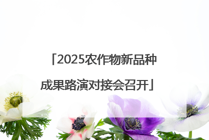 2025农作物新品种成果路演对接会召开
