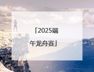 2025端午龙舟赛