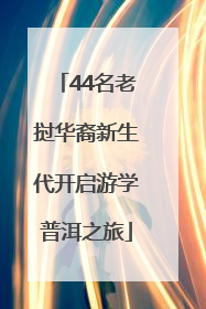 44名老挝华裔新生代开启游学普洱之旅